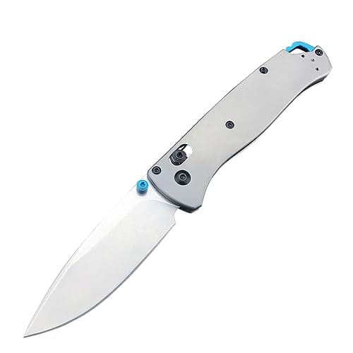 Titanium Folding Pocket Knife with Axis Lock, 3.15 440C Blade, for Outdoor, Survival and Camping