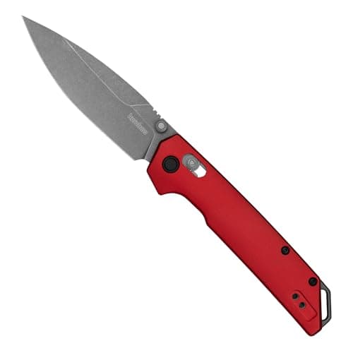 Kershaw Iridium Folding Pocket Knife, 3.4 inch D2 Steel Blade