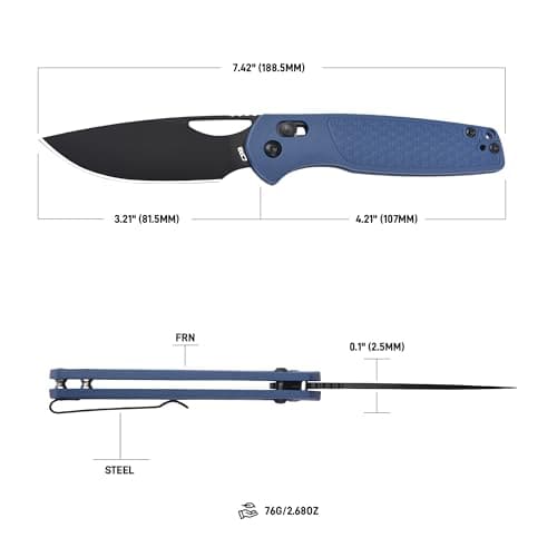 Men's CJRB Acacia Folding Pocket Knife