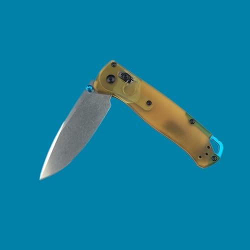 HUAAO EDC Bugout Knife, 440C Steel 2.9" Blade Camping Knife