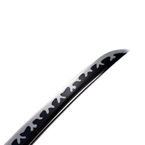 Japanese Short Katana Samurai 20Inch 9260 Spring Steel Black Blade
