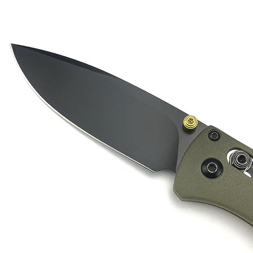 Manual Open Bugout 535 Folding Knife, 3" 8Cr13MoV Blade, Grivory Handle, Belt Clip