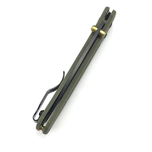 Manual Open Bugout 535 Folding Knife, 3" 8Cr13MoV Blade, Grivory Handle, Belt Clip