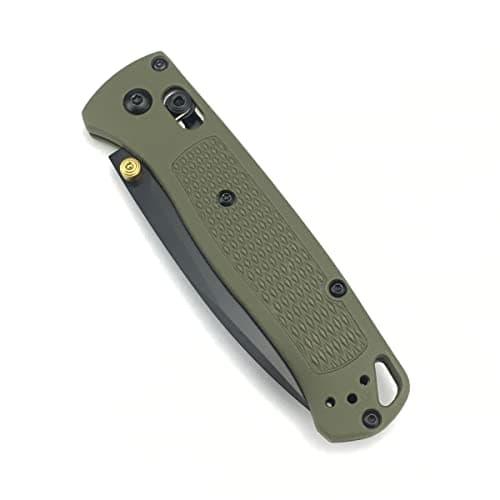 Manual Open Bugout 535 Folding Knife, 3" 8Cr13MoV Blade, Grivory Handle, Belt Clip