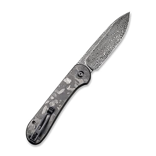 CIVIVI Elementum Button Lock Damascus Blade Knife - EDC C2103DS-3