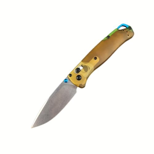 HUAAO EDC Bugout Knife, 440C Steel 2.9" Blade Camping Knife