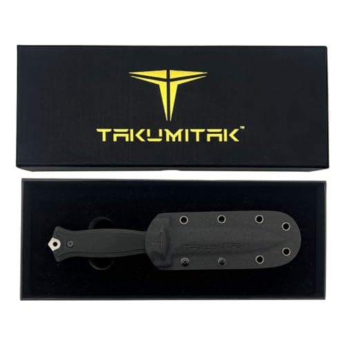 Tactical Survival Knife with G10 Handle and Molle Clip (Silver TKF202SL)