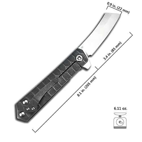 EDC Camping Hunting Survival Tanto Pocket Knife