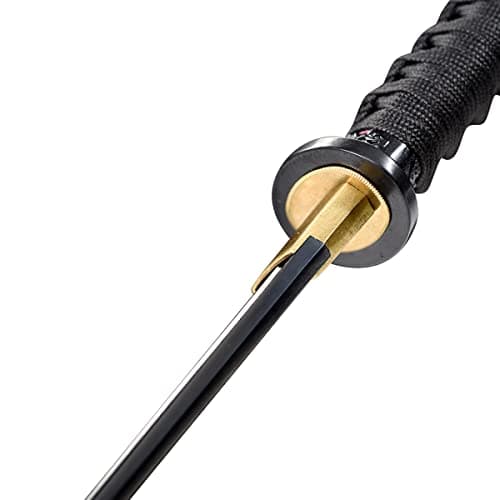 Japanese Short Katana Samurai 20Inch 9260 Spring Steel Black Blade