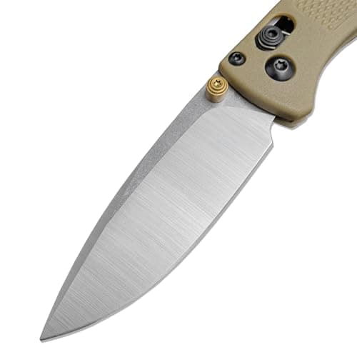 HUAAO Mini Bugout Knife, 440C Blade, Glass Reinforced Nylon Handle