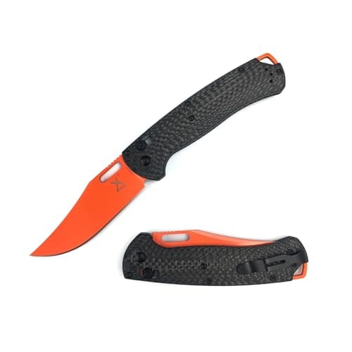 HUAAO Manual Open Folding Knife for Camping Hunting