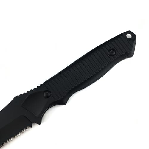 Tactical Knife with Sheath for Camping, Hiking, Survival