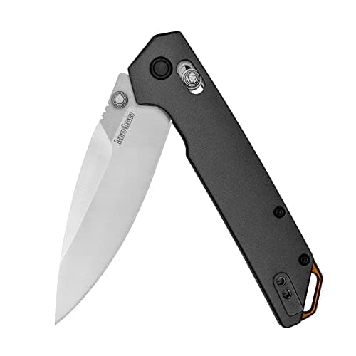 Kershaw Iridium Folding Pocket Knife, 3.4 inch D2 Steel Blade — Steel