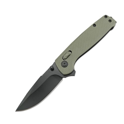 3 Blade 440C Steel Foldable Knife with Lock, Flipper Camp Defense Tools