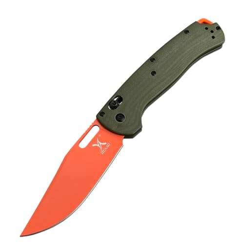 Compact Folding Pocket Knife for Outdoor, Camping (Green)