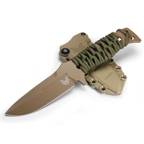 Benchmade Adamas 375 Tactical Knife with Black Paracord Handle — Flat Earth
