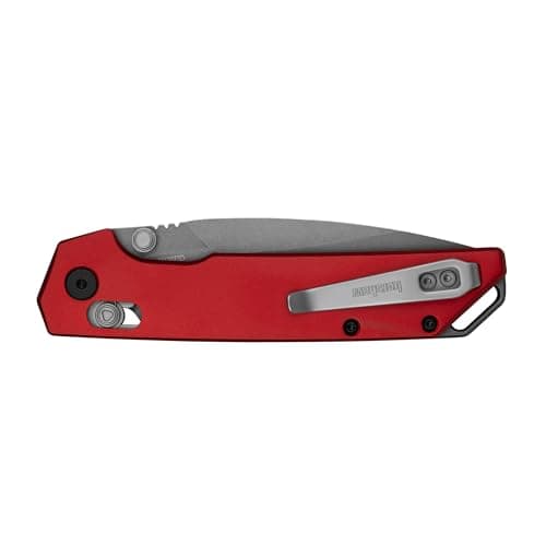 Kershaw Iridium Folding Pocket Knife, 3.4 inch D2 Steel Blade