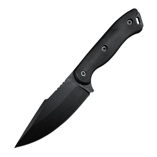 HUAAO 9.1 inch Harpoon D2 Steel Tactical Knife with Sheath, Camping & Hunting