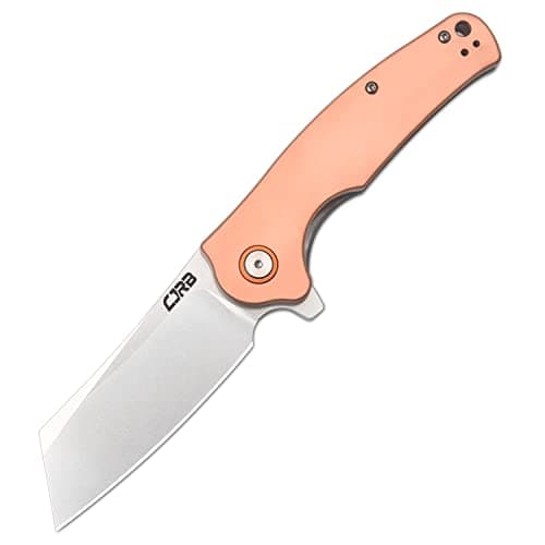 CJRB Carbon Fiber Blade Folding Knife, 3.43" AR-RPM9 Steel, Black (J1904) — Stone Wash