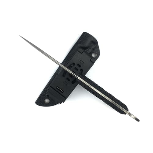 HUAAO 8.23 Tactical Knife with Kydex Sheath, 3.46 Full Tang Blade for EDC, Camping, Hunting, and Fishing