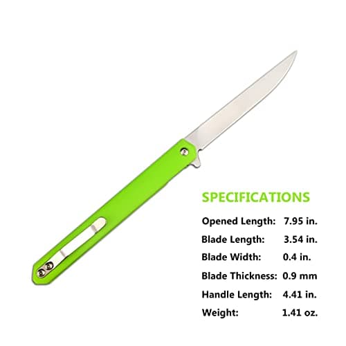 Slim Pocket Knife for CEO, Gentleman, EDC, Camping, Fishing, Hiking