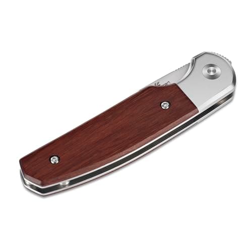 Handcrafted D2 Steel Folding Pocket Knife with Sturdy Wooden Handle – Ideal for Camping, Hunting, Hiking & EDC