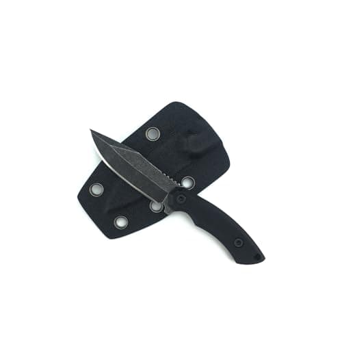 Compact Fixed Blade Tactical Neck Knife for Outdoor Activities