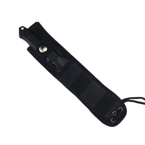 Tactical Knife with Sheath for Camping, Hiking, Survival