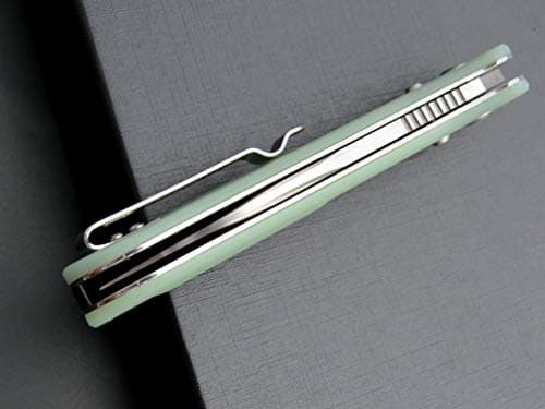 Eafengrow EF963 Jade Folding Knife with D2 Blade and G10 Handle