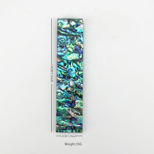 Natural Abalone Shell Knife Blank, DIY Sword & Gun Making Material