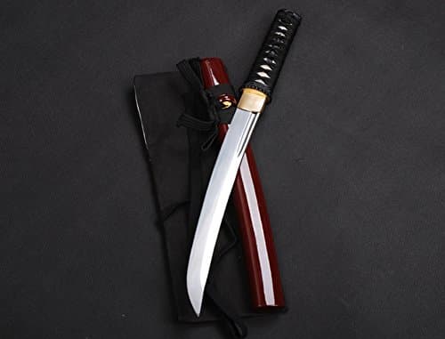 Full Tang Unokubitsukuri Carbon Steel Japanese Samurai Tanto Sword