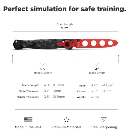 Benchmade SOCP Tactical Folder with Trainer Blade