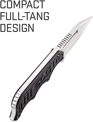 SOG Instinct Boot Knife, 2.3" Full Tang, Black, EDC Blade Sheath Clip