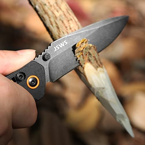 Axis Lock Tactical Survival Pocket Knife 3.39" 440C Stainless Steel G10 Handle