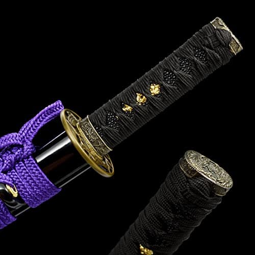 21 Inch Black Folded Steel Tanto Japanese Samurai Sword Full Tang (Small)