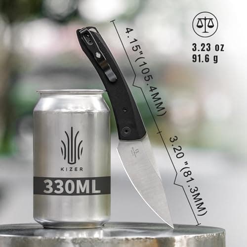 Kizer Mini Momo EDC Pocket Knife, 3.2" Nitro V Blade V3663M1
