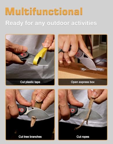 Compact 2.5 Folding Knife with Micarta Handle - Ideal Gift for Men and Women
