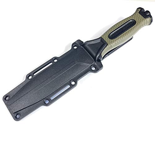 S-TEC Rambo I Black Fixed Blade Hunting Knife I Stainless Steel I Camping & Outdoor