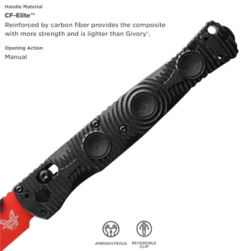 Benchmade SOCP Tactical Folder with Trainer Blade
