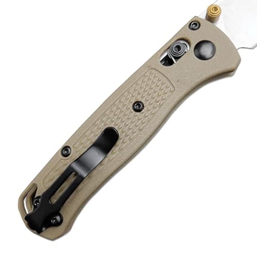 HUAAO Mini Bugout Knife, 440C Blade, Glass Reinforced Nylon Handle