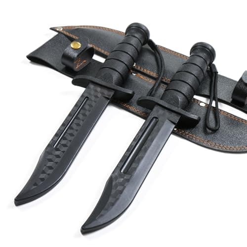 RTCT Black Polypropylene Training Daggers (2 Pack) Safe for S/F Training