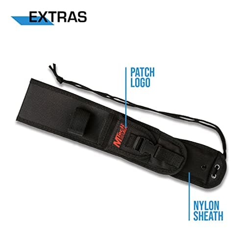 MTECH USA MT-086 Black Fixed Blade Hunting Knife