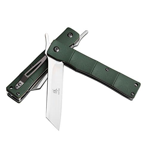 KATSU Handmade G10 Handle Bamboo Japanese Razor Pocket Knife