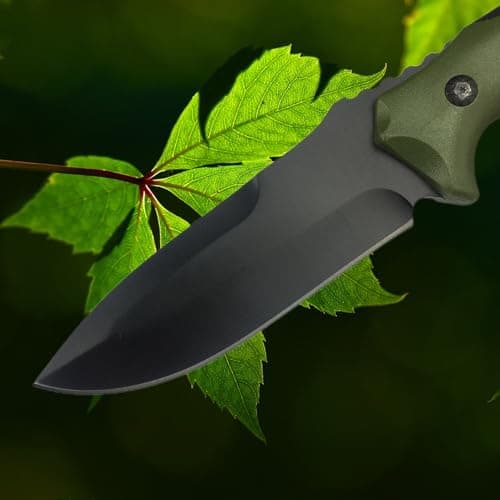 Survival Tactical Knife: 9.4 Fixed Blade for Camping, Hunting