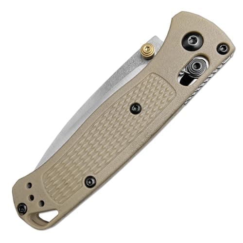 HUAAO Mini Bugout Knife, 440C Blade, Glass Reinforced Nylon Handle
