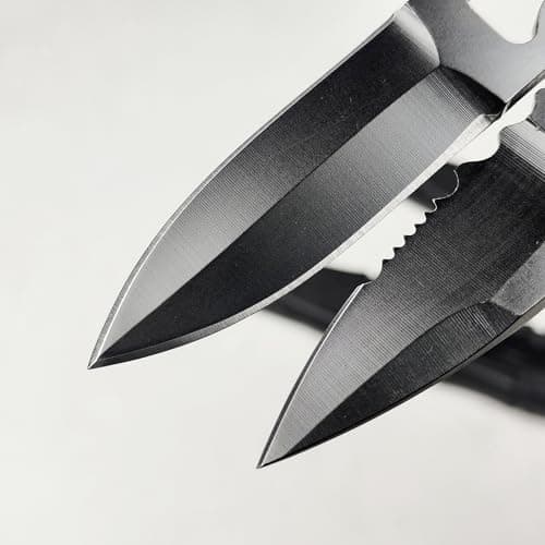 6.7" Portable Fixed Blade EDC Knife with Sheath & Pocket Clip for Camping Hunting Hiking Fishing