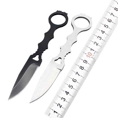 Tactical EDC Knife, Droppoint Blade, 6.5" Camp Knife, Hunting & Survival Tools