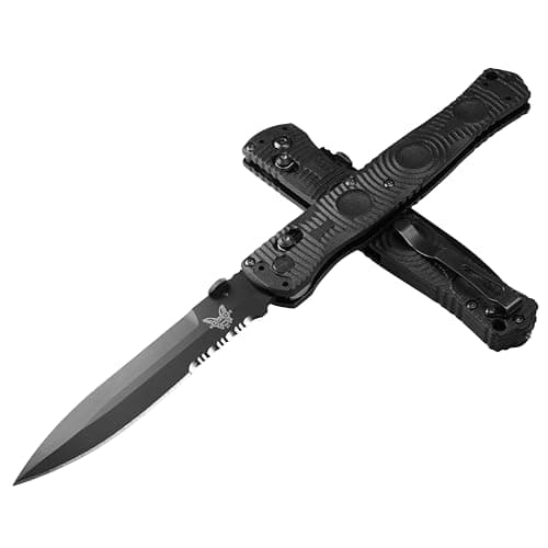 Benchmade SOCP Tactical Folder with Trainer Blade — Serrated Spear-point