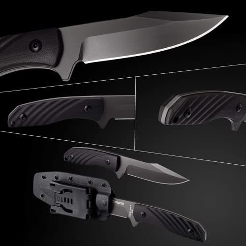 OERLA OLK-D45 Tactical Survival Knife with Kydex Sheath