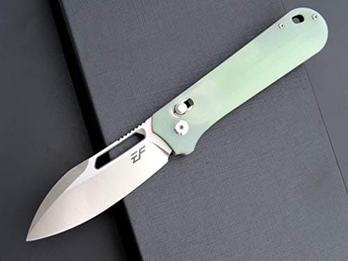 Eafengrow EF963 Jade Folding Knife with D2 Blade and G10 Handle